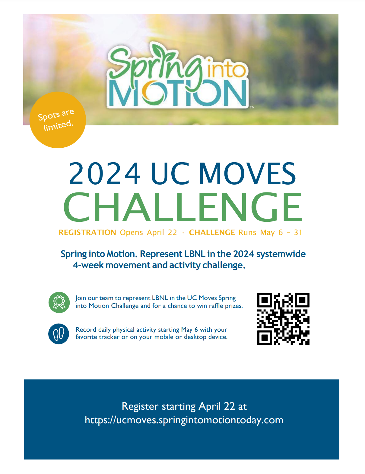 Registration for UC Moves Challenge Opens April 22nd